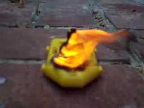Lego on fire
